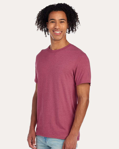 JERZEES Premium Blend Ring-Spun T-Shirt 560MR #colormdl_Raspberry Heather