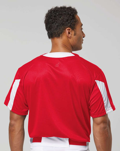 Alleson Athletic Men's Striker Placket 7976 #colormdl_Red/ White