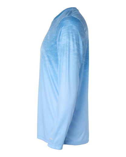Paragon Unisex Montauk Oceanic Fade Performance Long Sleeve T-Shirt 229 #color_Blue Mist Fade