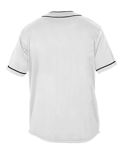 Alleson Athletic Youth Diamond Jersey 52MBBJY #color_White/ Black