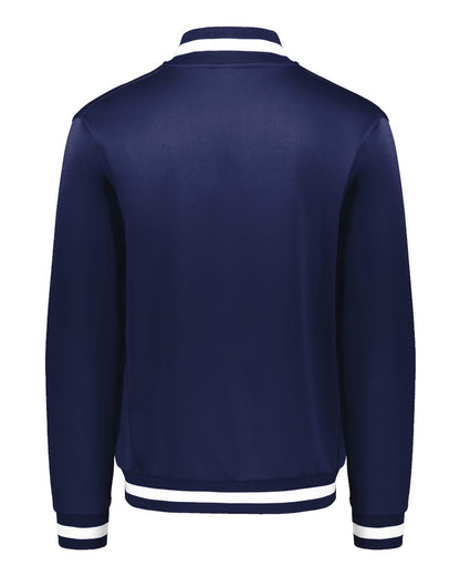 Holloway Youth V-Street Full-Zip Jacket 223647 #color_Navy/ White