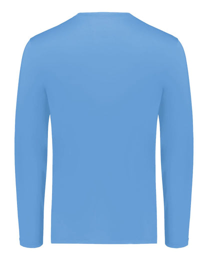 Holloway Unisex Essential Long Sleeve T-Shirt Powered By Coolcore 222138 #color_Columbia Blue