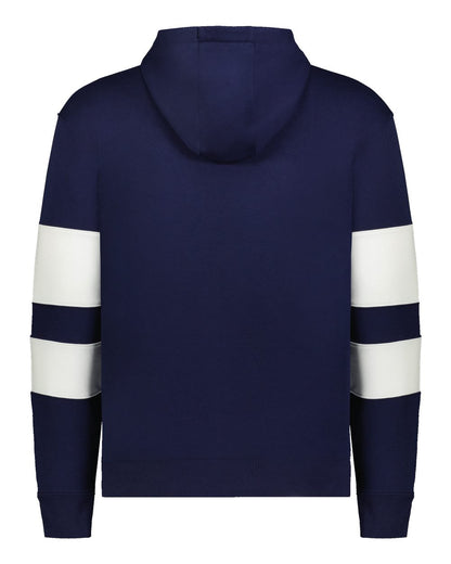 Holloway Unisex Jackson Way Hooded Sweatshirt 229576 #color_Navy/ White