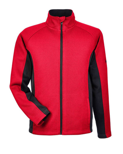 Spyder Men's Constant Full-Zip Sweater Fleece Jacket 187330 #color_Red/ Black