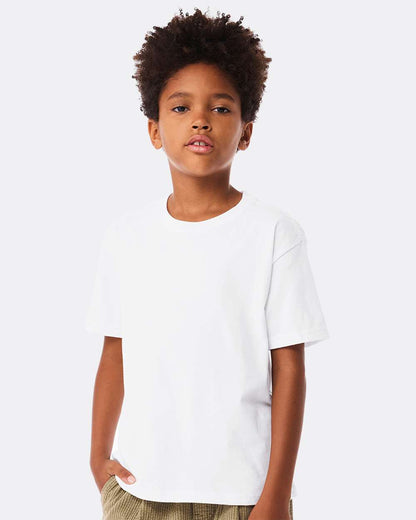 BELLA + CANVAS Youth 6oz. Heavyweight Tee 3010Y #colormdl_White