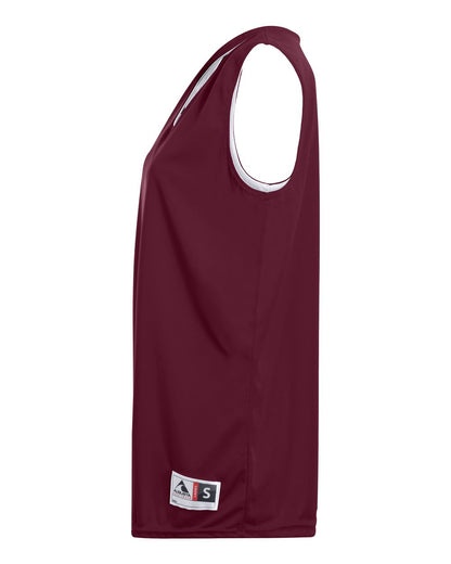 Augusta Sportswear Women's Reversible Wicking Tank Top 147 #color_Maroon/ White