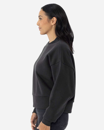 Next Level Women's Heavyweight Crewneck Sweatshirt 9087 #colormdl_Graphite Black