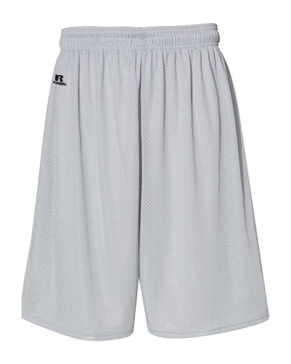 Russell Athletic Men's 9" Dri-Power® Tricot Mesh Shorts 659AFM #color_Gridiron Silver