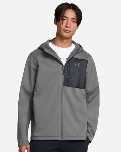 Under Armour Men's ColdGear® Infrared Shield 2.0 Hooded Jacket 1371587 #colormdl_Castlerock/ Coastal