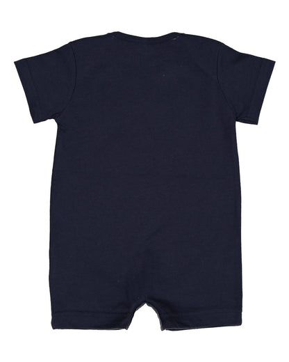 Rabbit Skins Infant Premium Jersey T-Romper 4486 #color_Navy