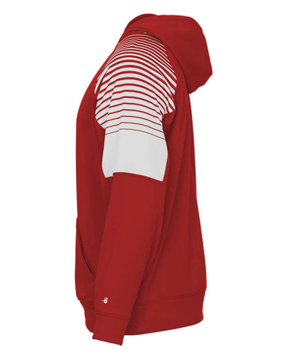 Badger Lineup Hooded Pullover 1405 #color_Red