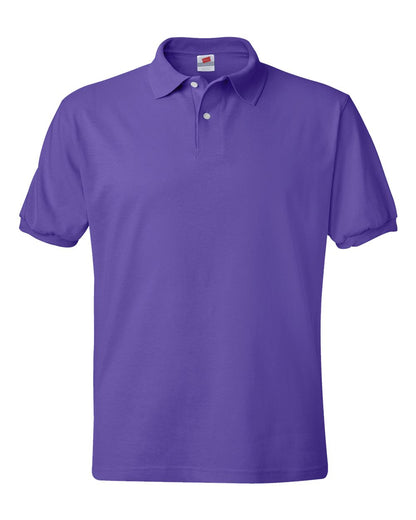 Hanes Ecosmart® Jersey Polo 054X #color_Purple