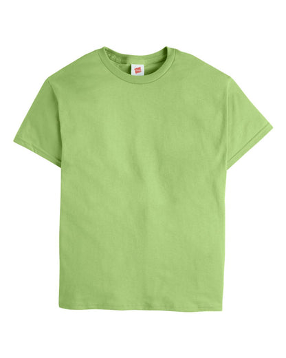 Hanes Essential-T Youth T-Shirt 5480 #color_Lime