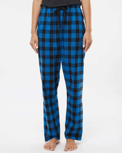 Boxercraft Women's Haley Flannel Pants BW6620 #colormdl_Royal/ Black Buffalo