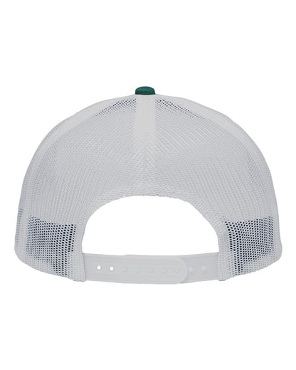 Sportsman Traditional Lo-Pro Mesh Back Trucker Fit Cap SP1450 #color_Chino Forest Green/ White