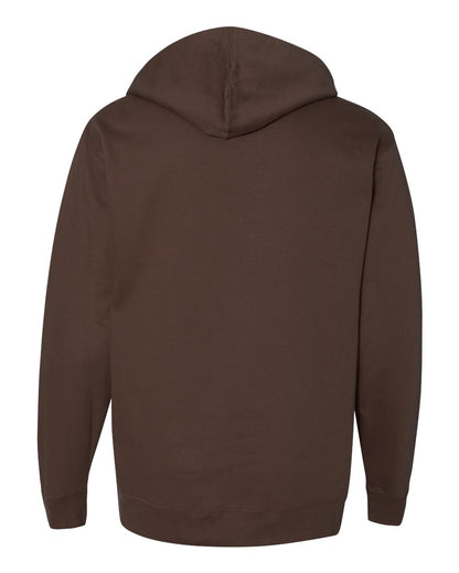 Independent Trading Co. Midweight Hooded Sweatshirt SS4500 #color_Brown