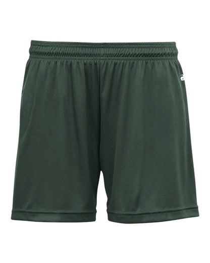 Badger Women's B-Core 5" Inseam Shorts 4116 #color_Forest