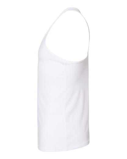 BELLA + CANVAS Women's Jersey Racerback Tank 6008 #color_White