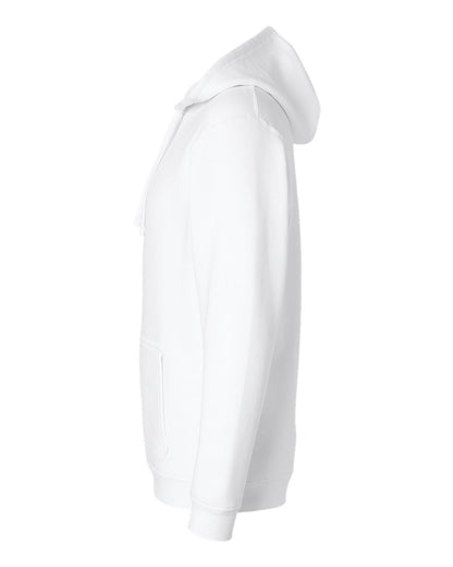 LAT Unisex Elevated Fleece Hoodie Sweatshirt 6926 #color_White