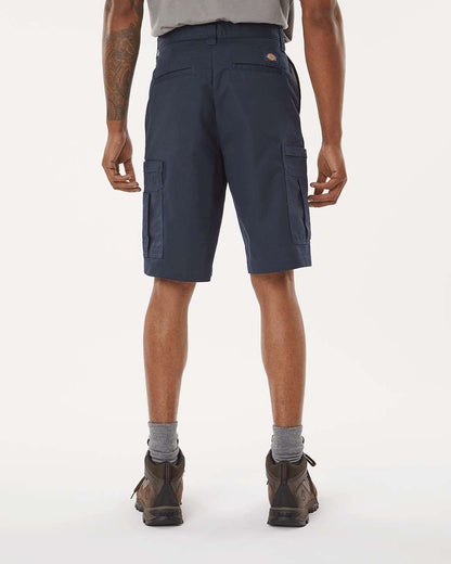 Dickies Men's Extended Sizes Premium 11" Industrial Cargo Shorts LR42EXT #colormdl_Dark Navy