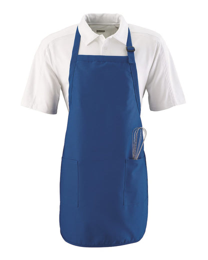 Augusta Sportswear Full Length Apron with Pockets 4350 Augusta Sportswear Full Length Apron with Pockets 4350