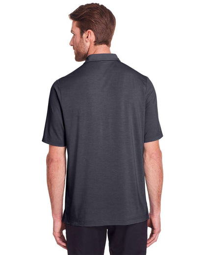 North End Men's JAQ Snap-Up Stretch Performance Polo NE100 #colormdl_Carbon