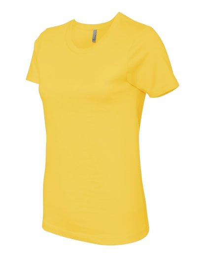 Next Level Women’s Cotton T-Shirt 3900 #color_Vibrant Yellow