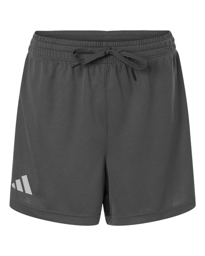 Adidas Women's 3-Stripes 3" Shorts AT301 #color_Team Grey Four/ White