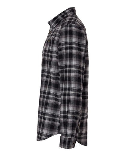 Columbia Men's Cornell Woods™ Flannel Shirt 161795 #color_Black Backland Tartan