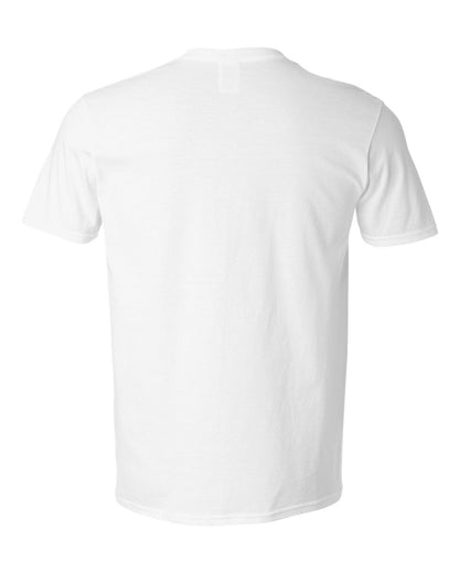 Gildan Unisex Softstyle® V-Neck T-Shirt 64V00 #color_White