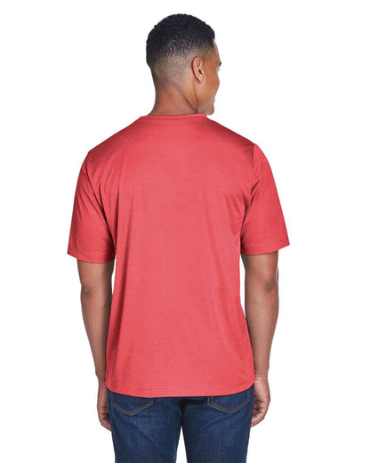 Team 365 Men's Sonic Heather Performance T-Shirt TT11H #colormdl_Sport Red Heather