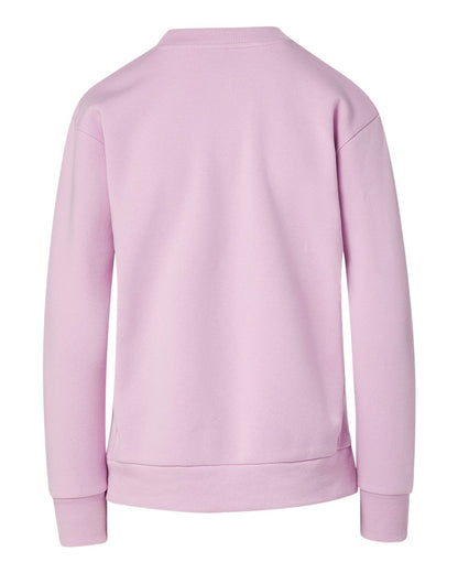 MV Sport Women's Raelynn Cloud Fleece Crewneck Sweatshirt W23140 #color_Wisteria