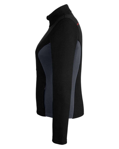 Spyder Women's Constant Full-Zip Sweater Fleece Jacket 187335 #color_Black/ Polar/ Red