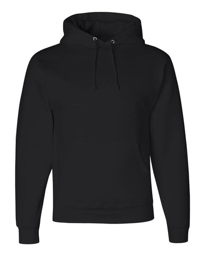 JERZEES Unisex Super Sweats NuBlend® Hooded Sweatshirt 4997MR #color_Black