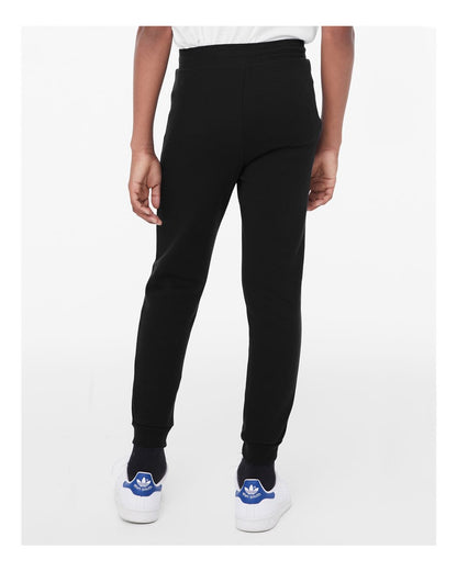 BELLA + CANVAS Youth Jogger Sweatpants 3727Y #colormdl_Black