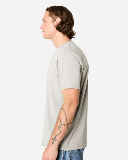 Lane Seven Deluxe CVC T-Shirt LS1500C #colormdl_Oatmeal Heather