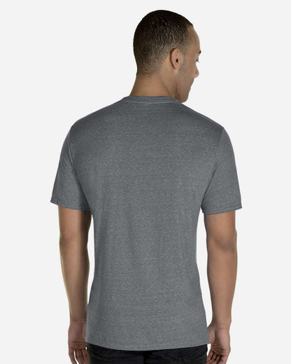 JERZEES Unisex Snow Heather Jersey T-Shirt 88MR #colormdl_Charcoal