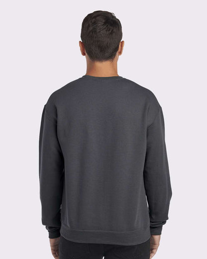 JERZEES Unisex NuBlend® Crewneck Sweatshirt 562MR #colormdl_Charcoal Grey
