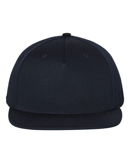 Richardson Pinch Front Structured Snapback Trucker Cap 255 #color_Navy