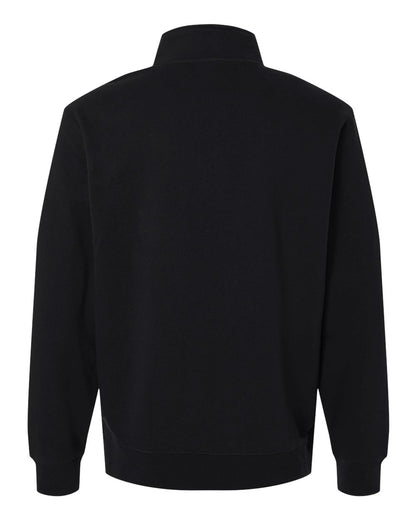 Independent Trading Co. Unisex Midweight Quarter-Zip Pullover SS4600QZ #color_Black