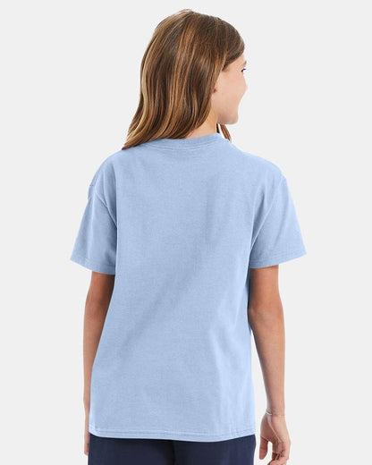 Hanes Authentic Youth T-Shirt 5450 #colormdl_Light Blue