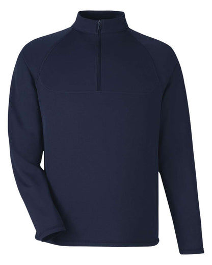 North End Men's Revive Coolcore® Quarter-Zip Pullover NE410 #color_Classic Navy