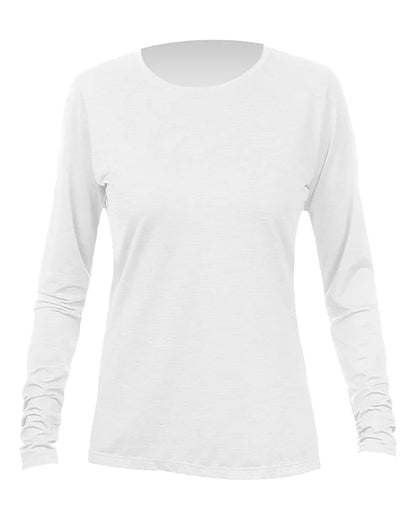 ANETIK Women's Breeze Tech Long Sleeve T-Shirt WSBRZL0 #color_White Heathered