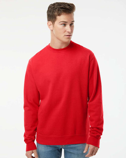 Independent Trading Co. Unisex Midweight Crewneck Sweatshirt SS3000 #colormdl_Red