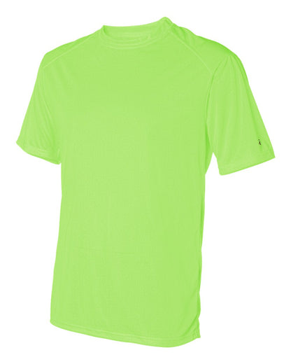 Badger B-Core Sport Shoulders T-Shirt 4120 #color_Lime