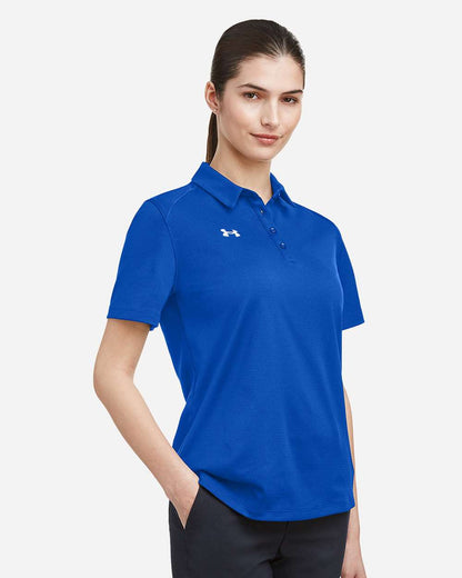 Under Armour Women's Tech™ Polo 1370431 #colormdl_Royal/ White