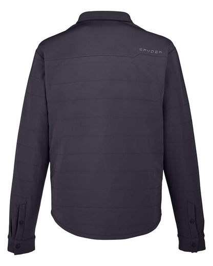 Spyder Men's Transit Shirt Jacket S17030 #color_Black
