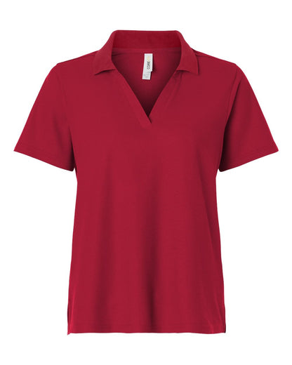 CORE365 Women's Resolve CVC Performance Pique Polo CE106W #color_Classic Red