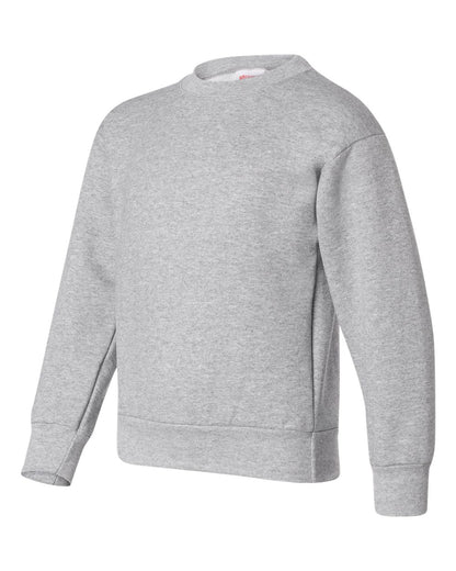 Hanes Youth EcoSmart® Crewneck Sweatshirt P360 #color_Light Steel