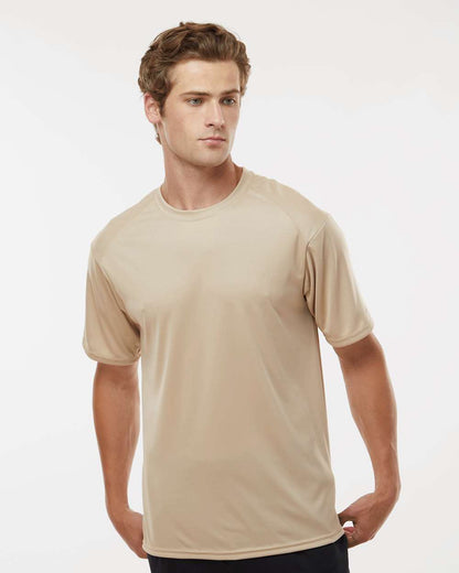 Badger B-Core Sport Shoulders T-Shirt 4120 #colormdl_Sand